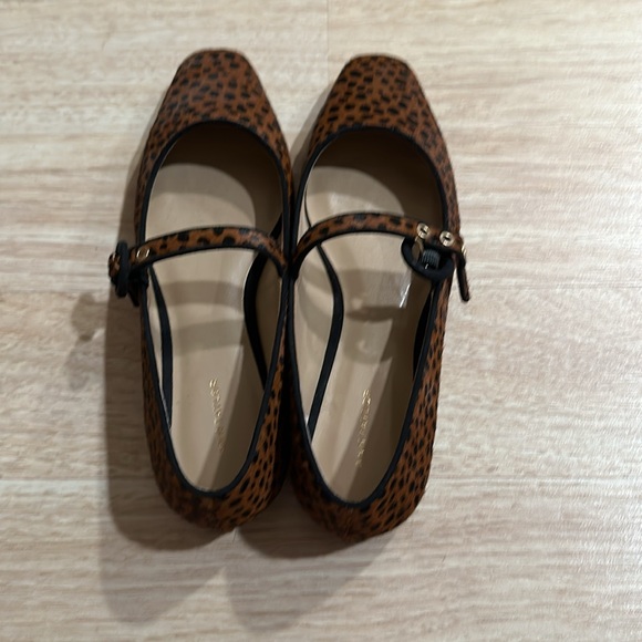 Rare Ann Taylor Leopard Mary Jane Flats 8.5 - Picture 8 of 15